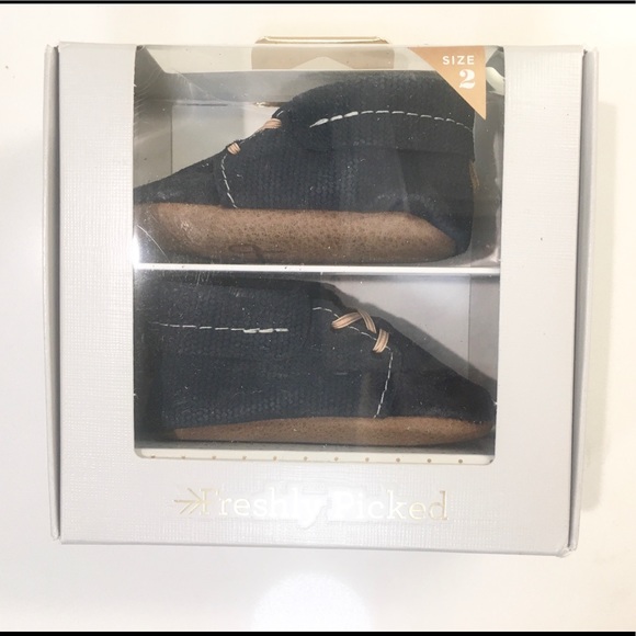 BNIB! Freshly Picked Navy Blue Oxford Moccasins 2 - Picture 7 of 8